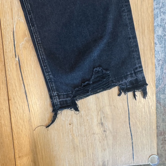 vervet wide leg distressed “olivia” crop jeans - Picture 3 of 7